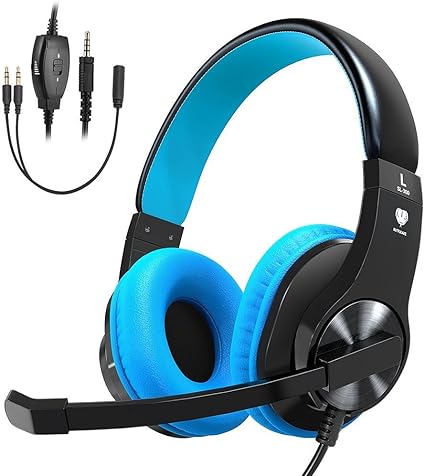 Idee Regalo Natale Gaming.Cuffie Gaming Per Ps4 Xbox One Vobon Micro Casco Gamer Stereo Rumore Basso Con Led Controllo Del Volume Regolabile Per Pc Nintendo Switch Pc Portatile Idea Regalo Di Natale Amazon It Informatica