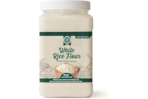 Pride of India- White Rice Flour 1 lbs (454 gm) Mild Slightly Sweet Neutral Taste Freshly Milled in Small Batches | Used for 