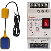 Stropum Automatic Sump Pump Float Switch Controller,Auto Water Level Control,AC 110V Liquid Level Sensor Detector Relay with 9.8Ft Float Switch for Sewage Pump, Water Tank, Septic Tank,FL-1
