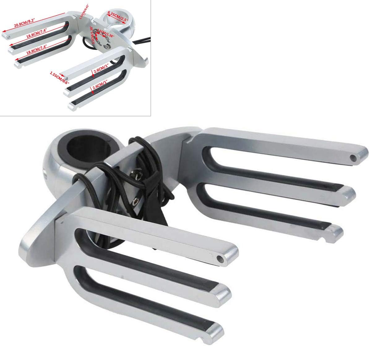 TC-Home Wakeboard Combo Wake Tower Rack Boat Board Racks Holder WA-1 Black/Silver