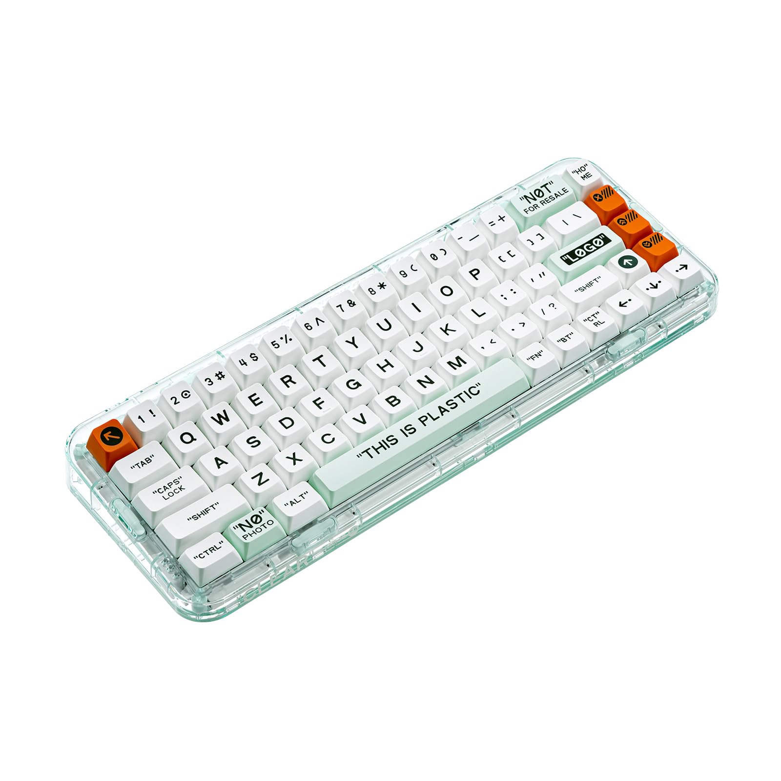 MelGeek Mojo68 Plastic Transparent Mechanical