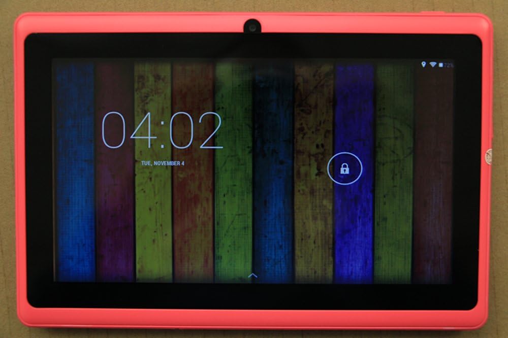 MyFunTab 7-inch Android 4.4.2 Bluetooth WiFi HD 1024600 Quad Core Tablet PC (4GB Red)