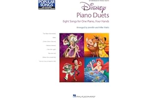 Disney Piano Duets - Eight Songs for One Piano, Four Hands | Intermediate Piano Duet Sheet Music with 8 Disney songs for duet