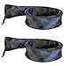 SF Standard Biatcasting Casting Fishing Rod Cover Rod Sock Rod Sleeve (New Black/Blue/2PCS)