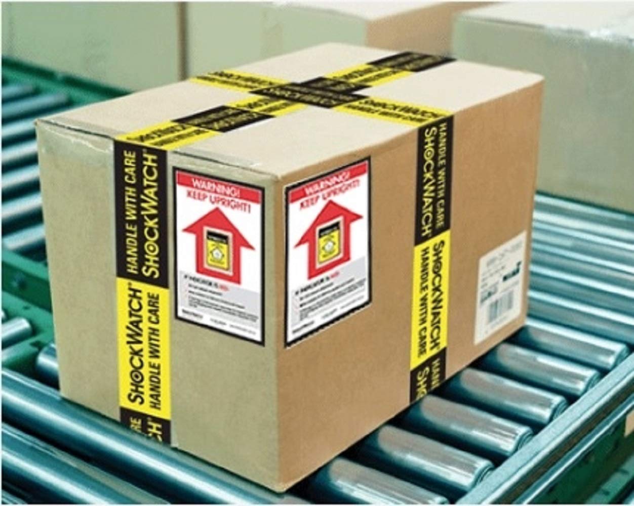 Tilt Indicator Packing Courier Transport Material Handling Protect Mishandling Cargo Shock Sensor Shockwatch Xtr Shockwatch Label Impact Indicators Shock Indicator Courier Amazon Freedom Sale Pack Of Amazon In Industrial