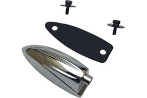 ROSS DRUMHEADS Single End Bass Drum Lugs - (10 Pack, Chrome)