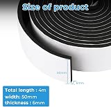 Storystore Foam Insulation Tape 50mm x 4m Self Adhesive Weather Sealing view 2