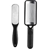 Fu Store 2 Pack Foot Files Callus Remover Foot Rasp Dual Sided Foot File | Stainless Steel Surface Pedicure Tools Daily Essentials Professional Scrubber Premium for Feet Care Remove Hard Skin