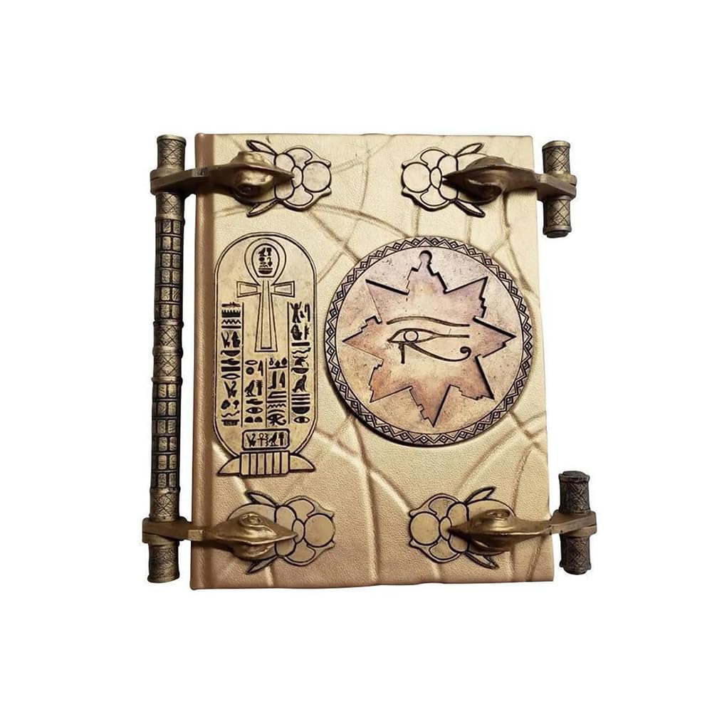 Photo 1 of (missing key) Bestmotoring The Mummy Books and Key Set – Mummy Prop Replica in Resin – Authentic Collectible for Horror Fans and Movie Enthusiasts (White)