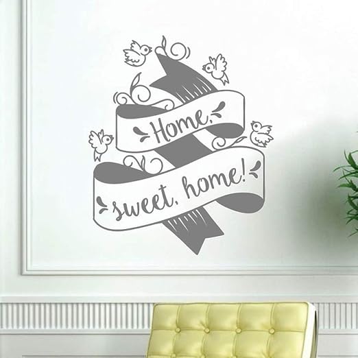 Yaoxingfu Hogar Dulce Hogar Cita Etiqueta De La Pared Vinilo