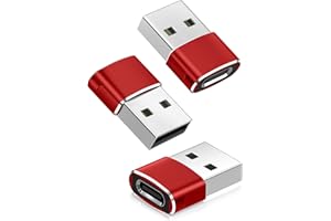 Basesailor USB to USB C Adapter 3 Pack,Type C Female to USB A Male Charger Cable Converter for Apple Watch Ultra iWatch Series 8 7 SE,AirPods Pro 2, 14 13 12 11 Plus Max,iPad 9 10 Air 4 5 Mini 6