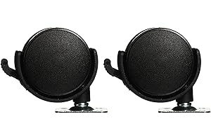 MidWest Homes for Pets Universal Dog Crate Casters, Each Pack Contains Two Wheel Casters That Fit Any Midwest Dog Crate, Blac