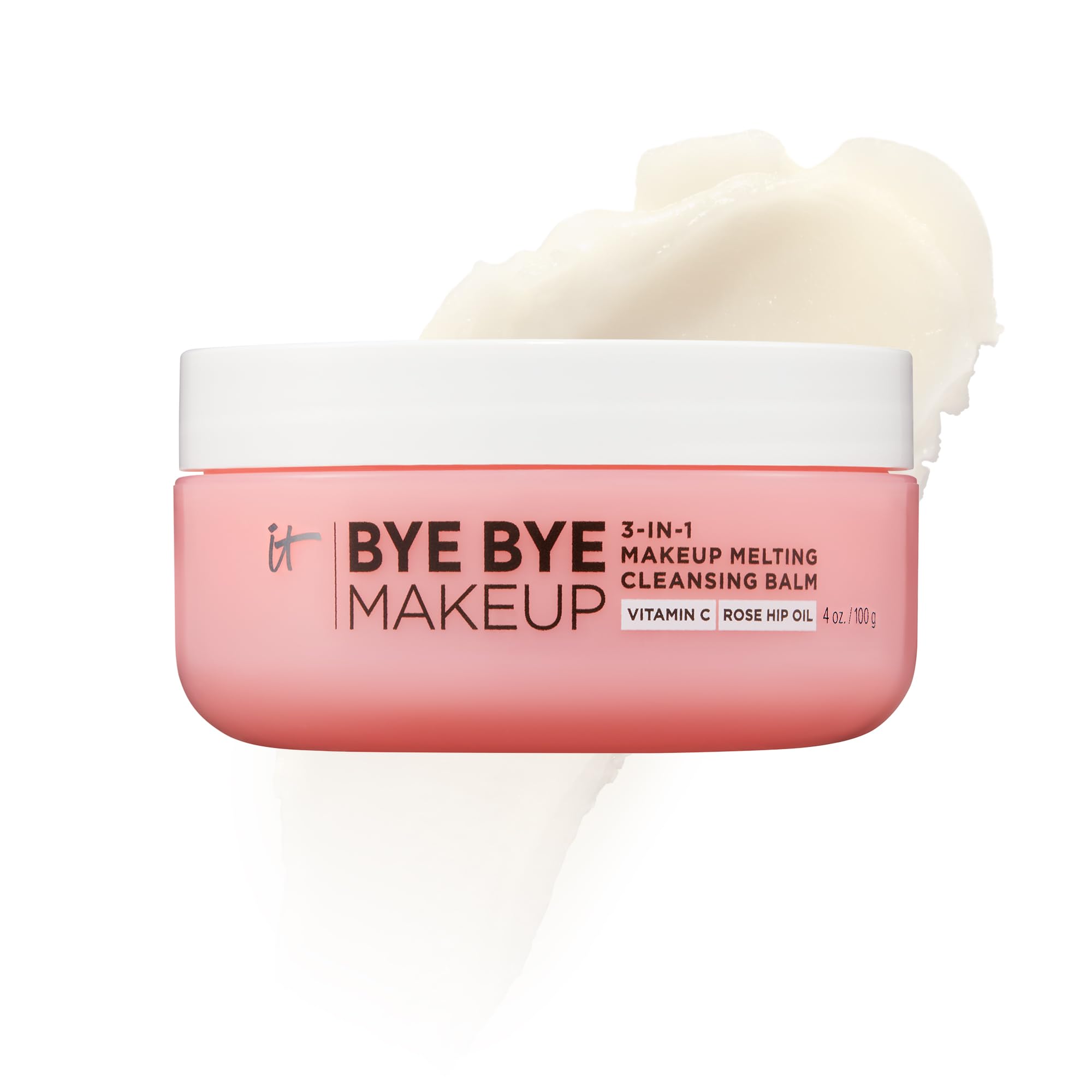 IT Cosmetics Bye Bye Makeup 3-in-1 Makeup Melting Balm, Removes Makeup and Impurities while Hydrating the Skin, 100ml