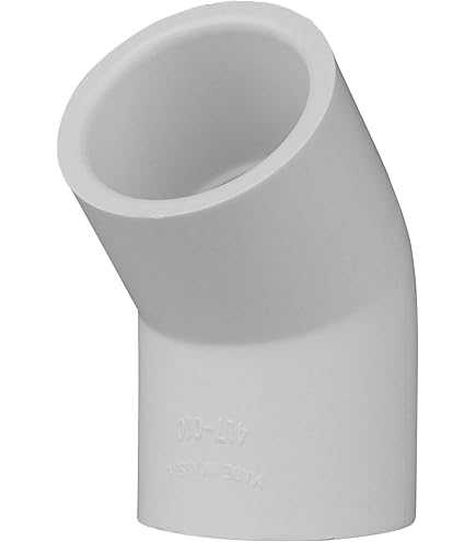 Charlotte Pipe 1/2 Inch Schedule 40 90 Degree ELL FPT X FPT PVC Fitting - 25 Piece Box