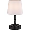 O’Bright Seraph Mini – Cordless LED Table Lamp with Dimmer, Built-in Rechargeable Battery, 3-Level Brightness, Patio Table Lamp, Bedside Night Lamp, Ambient Light for Restaurant, Black