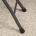 Softtouch 1-1/4 Inch Rubber Folding Metal Chair Leg Cap Replacement Black, 2 Pieces