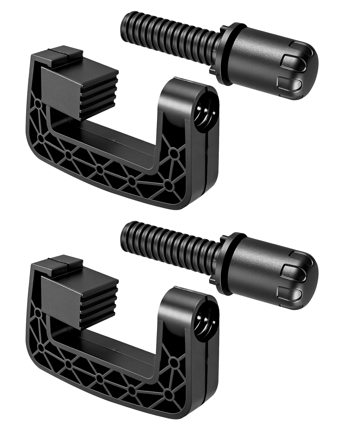 QNHEAY 2Pcs Steering Wheel Fixing Clamp Fit for Logitech G25 G27 G29 G920 G923 Replacement Fixed Clamp Clip Screw Bolt