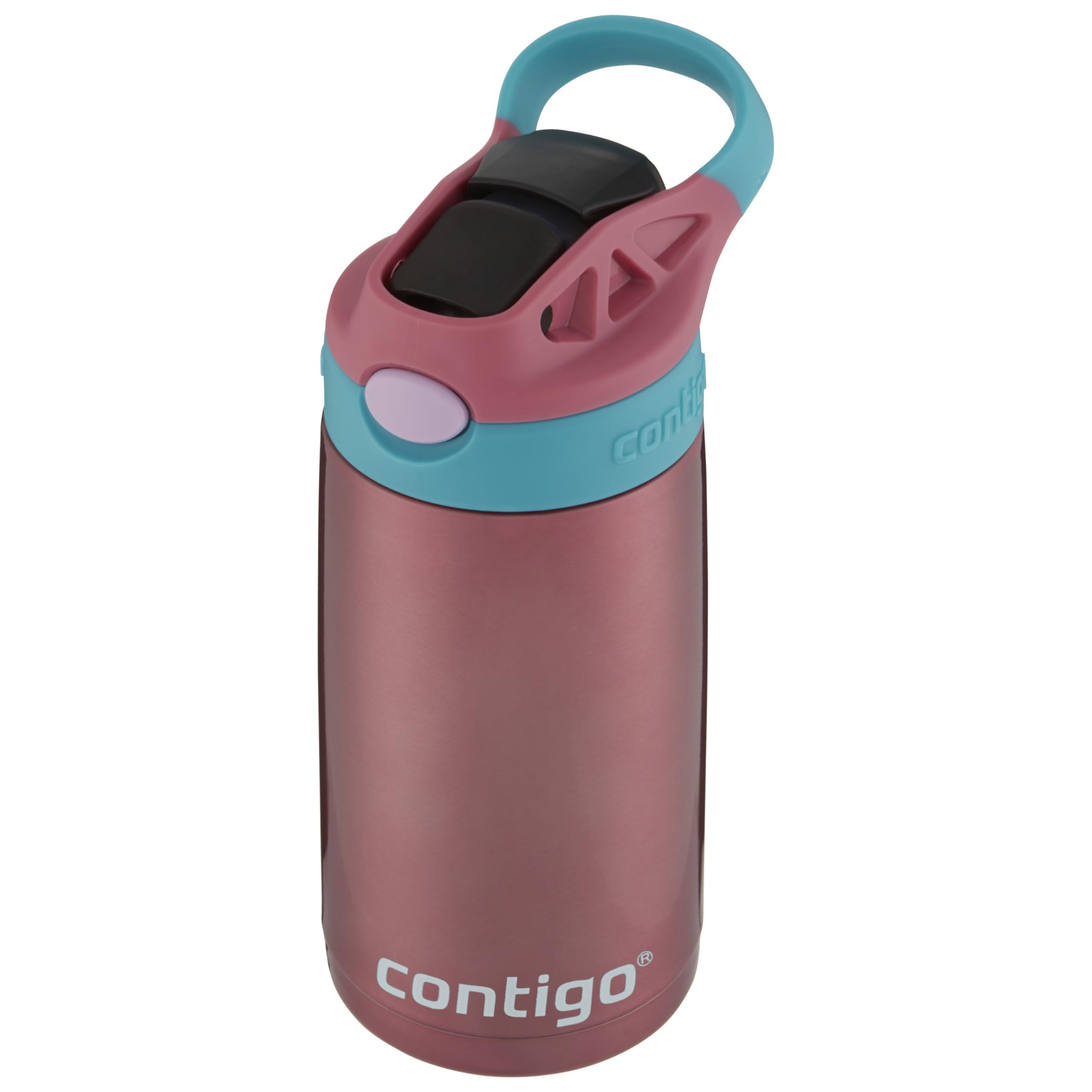 Photo 1 of ****FINAL SALE NOT RETURNS****Contigo Kids Straw Stainless Steel Water Bottle with AUTOSPOUT Lid 13oz Punch