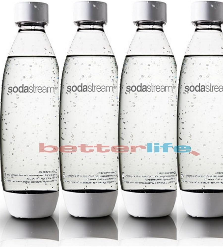4 Pack Soda Stream Bottles (3 pack + one bonus) Original Sodastream