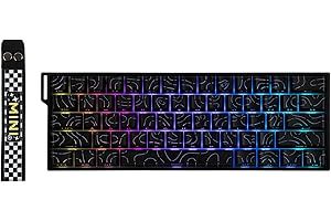 EPOMAKER Aula MINI60 HE Hall Effect Gaming Keyboard, 2.4GHz/BT, 8K Hz Polling, SOCD & DKS, Adjustable Actuation & Fast Trigge