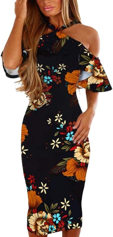 floral print cocktail party dress