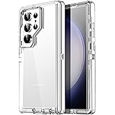 AICase for Samsung Galaxy S23 Ultra Case Clear 3 in 1 Heavy Duty Drop Protection Full Body Rugged Shockproof/Dust Proof 3-Layer Military Protective Tough Durable Cover for Galaxy S23 Ultra 6.8"_1