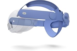 Aubika Blue Head Strap for Meta Quest 3S/Quest 3, Reversible and Adjustable Replacement for Oculus Elite Strap Accessories, for Fashion & Gaming & Fitness(Strap Only)