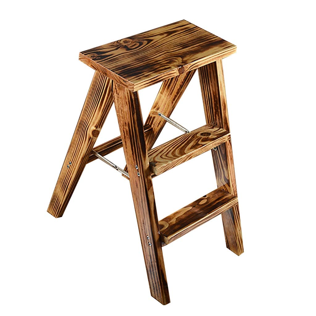 Trittleiter Holz 3 Stufenleiter Blumenständer Klappleiter