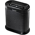 Honeywell HPA-250 Bluetooth Smart True HEPA Air Purifier, Airborne Allergen Reducer for Large Rooms (310 sq ft), Black - Wildfire/Smoke, Pollen, Pet Dander, and Dust Air Purifier