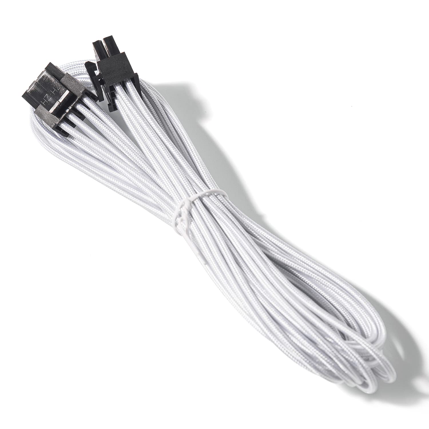 Photo 1 of Certusfun CPU Cable for Corsair, 70CM Male to Male 8 Pin to 4+4 Pin EPS CPU Power Cable for Thermaltake Modular Power Supply (27'') (White 16AWG)