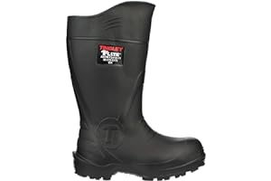 Tingley Flite 27251 Safety Toe Knee Boot with Cleated Outsole, Mens 5 / Womens 7, Black