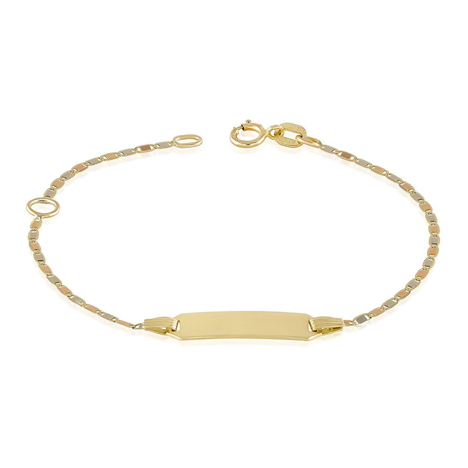 Gold Baby Bracelets 14k Gold Bar Bracelets Small Unique