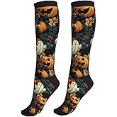 Mshutbna Compression Socks Knee High Circulation Support Socks For Women Men Athletic Running Work Hiking Cycling Travel