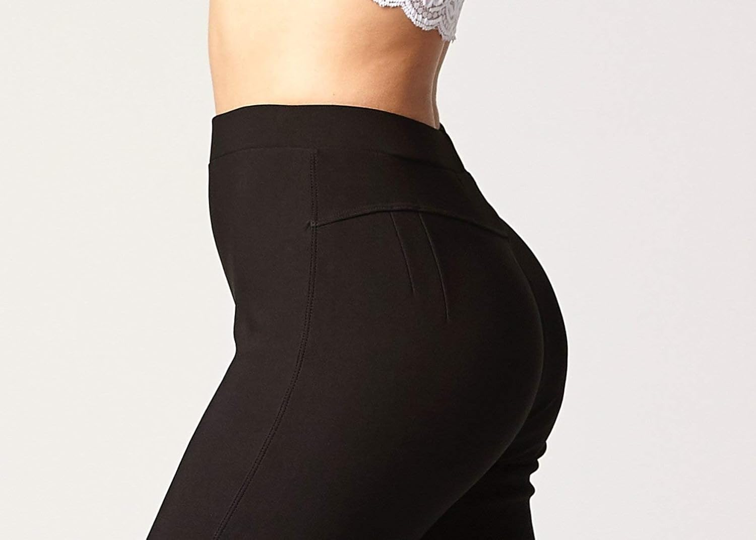 Premium Women's Stretch Ponte Pants - Dressy Leggings - Wear to Work - All Day Comfort at  Women’s Clothing store