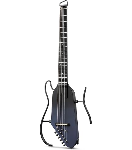 Amazon.com - DZDZDZ Travel Guitar Headless Silent Guitar Removable