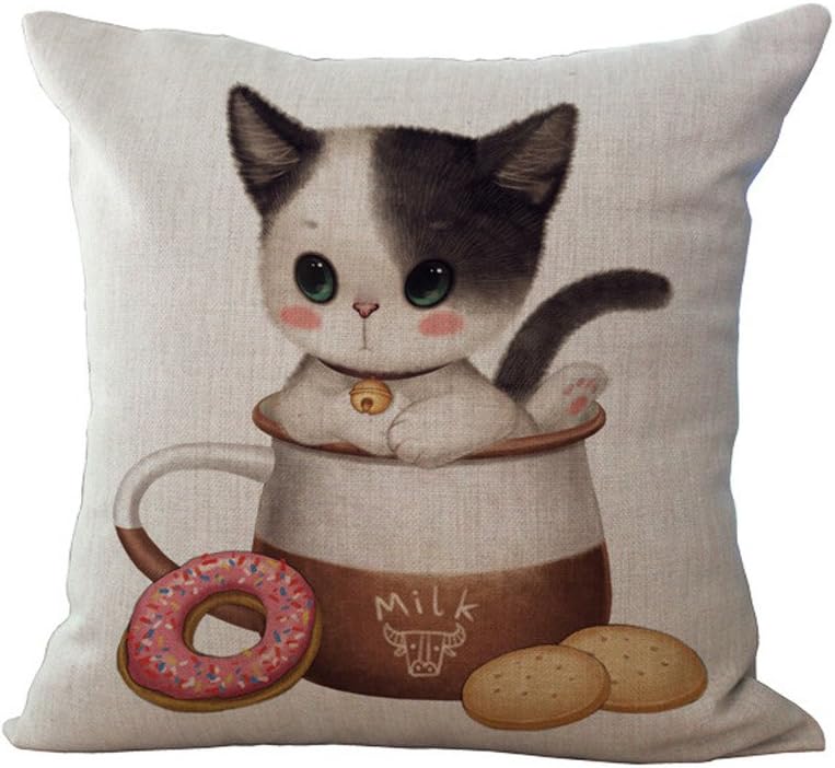 kawaii cat pillow