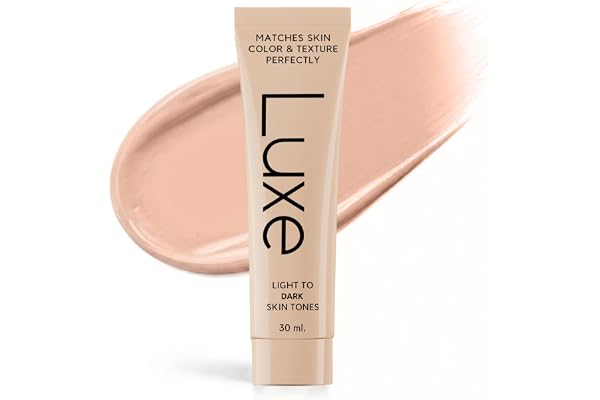 Luxe Color Changing Foundation for Women – Instantly Adapts to Your Skin Tone – Buildable Light-to-Medium Coverage – 12-Hour