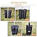 Goutime Canopy Weights Set of 4, Sand Bags for Instant Outdoor Sun Shelter, 160lbs Heavy Duty Weight Bags for Pop Up Tent Gazebo Legs, Black