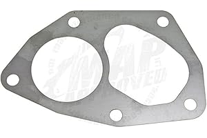 SQUIRRELLY PERFORMANCE PARTS MAPerformance Stainless Steel Turbo Outlet Gasket 20 Gauge Aftermarket Manifolds Thickness Cut from Compatible with 2003-2007 Mitsubishi Evolution 8 9