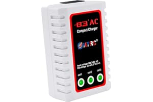 HTRC LiPo Charger 2S-3S Balance Battery Charger 7.4-11.1V 15W RC B3AC Pro Compact Charger(White)
