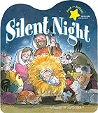 By David Mead Silent Night (Pageant of Lights Book) (Die-cut board book with music and l) [Board book]