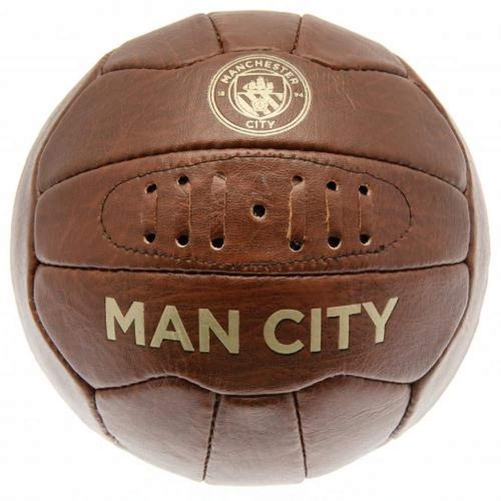 MANCHESTER CITY Hy-Pro Officially Licensed F.C. Football - Size 5, Heritage Edition, Training, Match, Merchandise, Collectible For Kids and Adults
