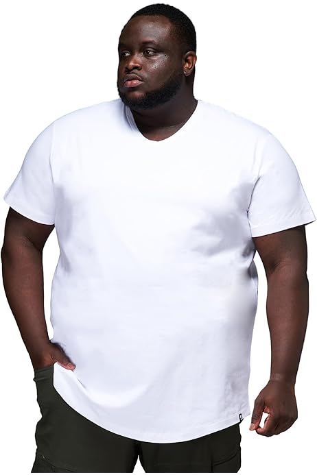 T Shirts For Man STRONGSIZE Big Tall Men's T-Shirts Stretch