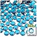 The Crafts Outlet 144-Piece Flat Back Round Rhinestones, 7mm, Royal Blue