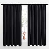 NICETOWN Halloween Black Out Window Curtains