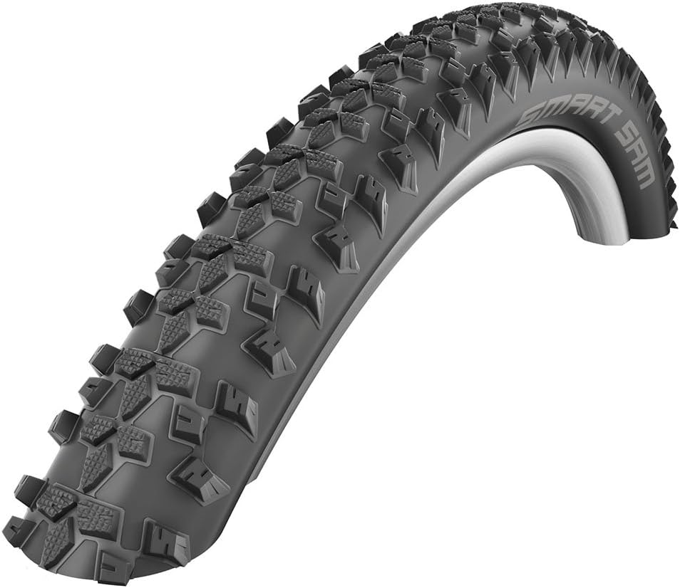 Cicli Bonin Unisex's Schwalbe Smart Sam Hs476 Performance Line Rigid Tyres, Black, One Size