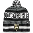 47 NHL Unisex-Adult Team Color Officially Licensed Primary Logo Bering Sport Knit Cuffed Pom Beanie Cold Weather Hat
