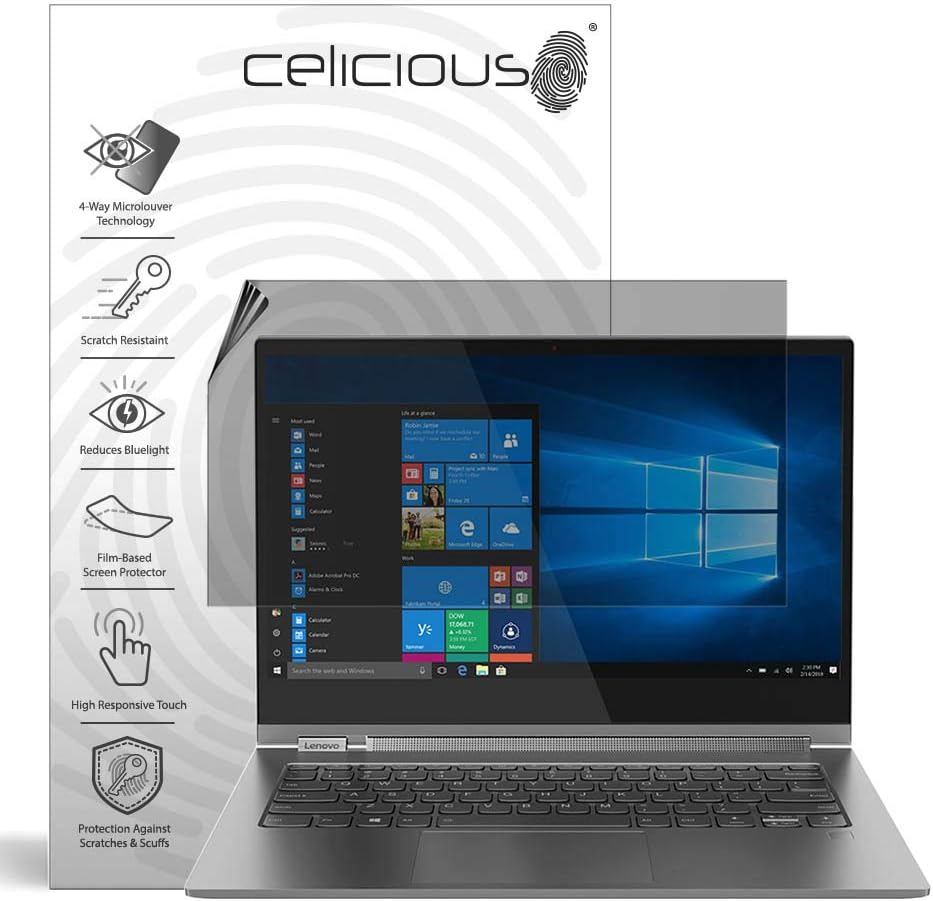 Celicious Privacy Plus 4-Way Anti-Spy Filter Screen Protector Film Compatible with Lenovo Yoga C930 13.9