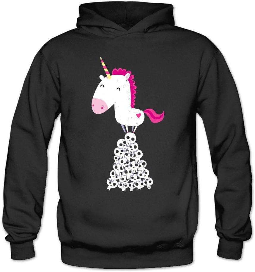 LOVELIN Women's Killer Unicorn DIY Long Sweatshirts Hoodie