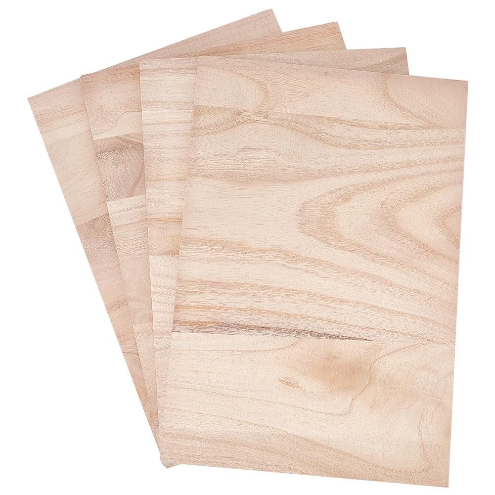OLYCRAFT 4Pcs Taekwondo Breaking Boards 10.5mm Thick Wooden Karate Breaking Boards 30x20cm Punching Wood Boards Wooden Kick Board Training Accessory for Karate Practice Performing